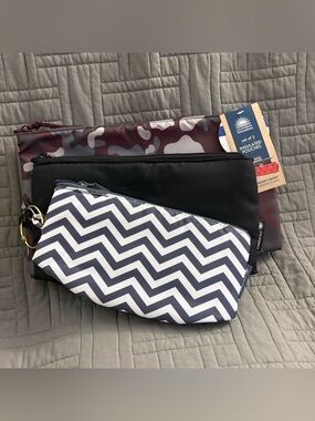 California Innovations Insulated Pouch Camo Set of 3 Leakproof Lunch Snack Bags